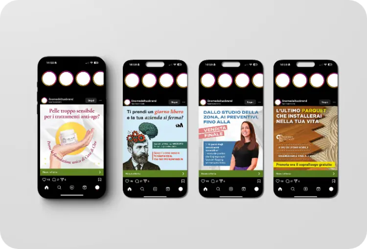 Instagram With Screen Phone Mockup